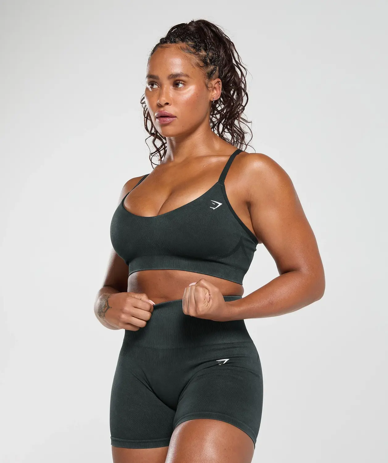 Gains Seamless Washed Sports Bra Light Support - Image 6