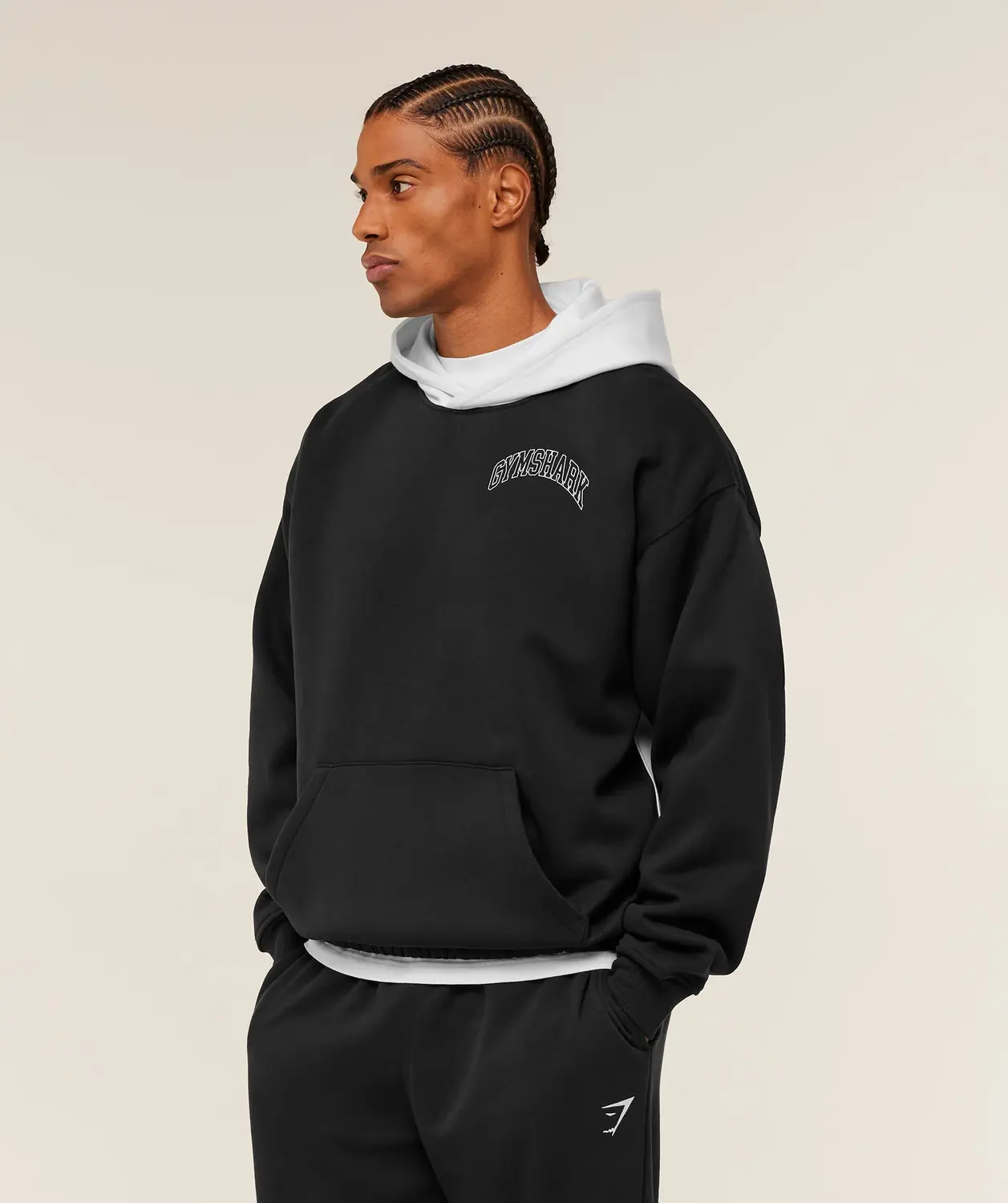 Collegiate Tech Hoodie Oversized Fit - Image 3