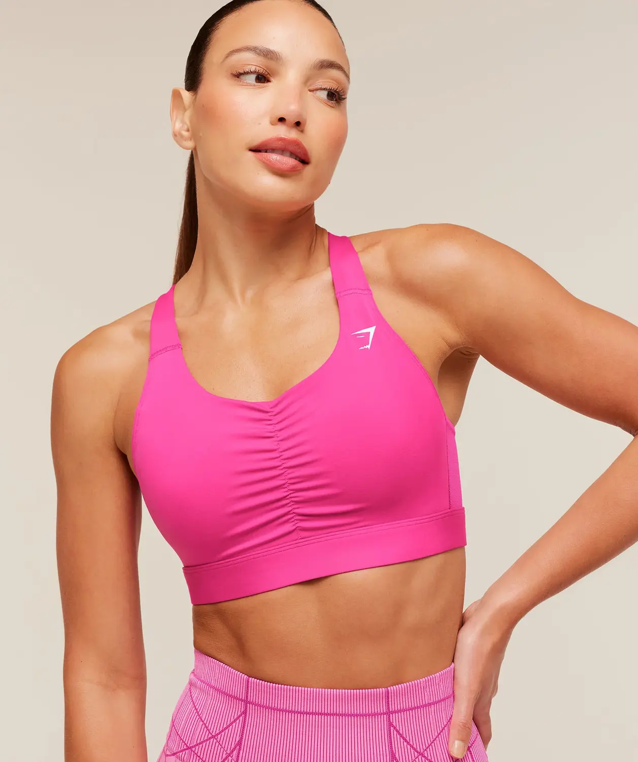 High Support Ruched Sports Bra High Support - Image 7