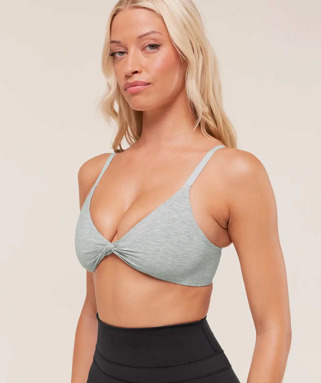 Cotton Twist Front Bralette Light Support - Image 5