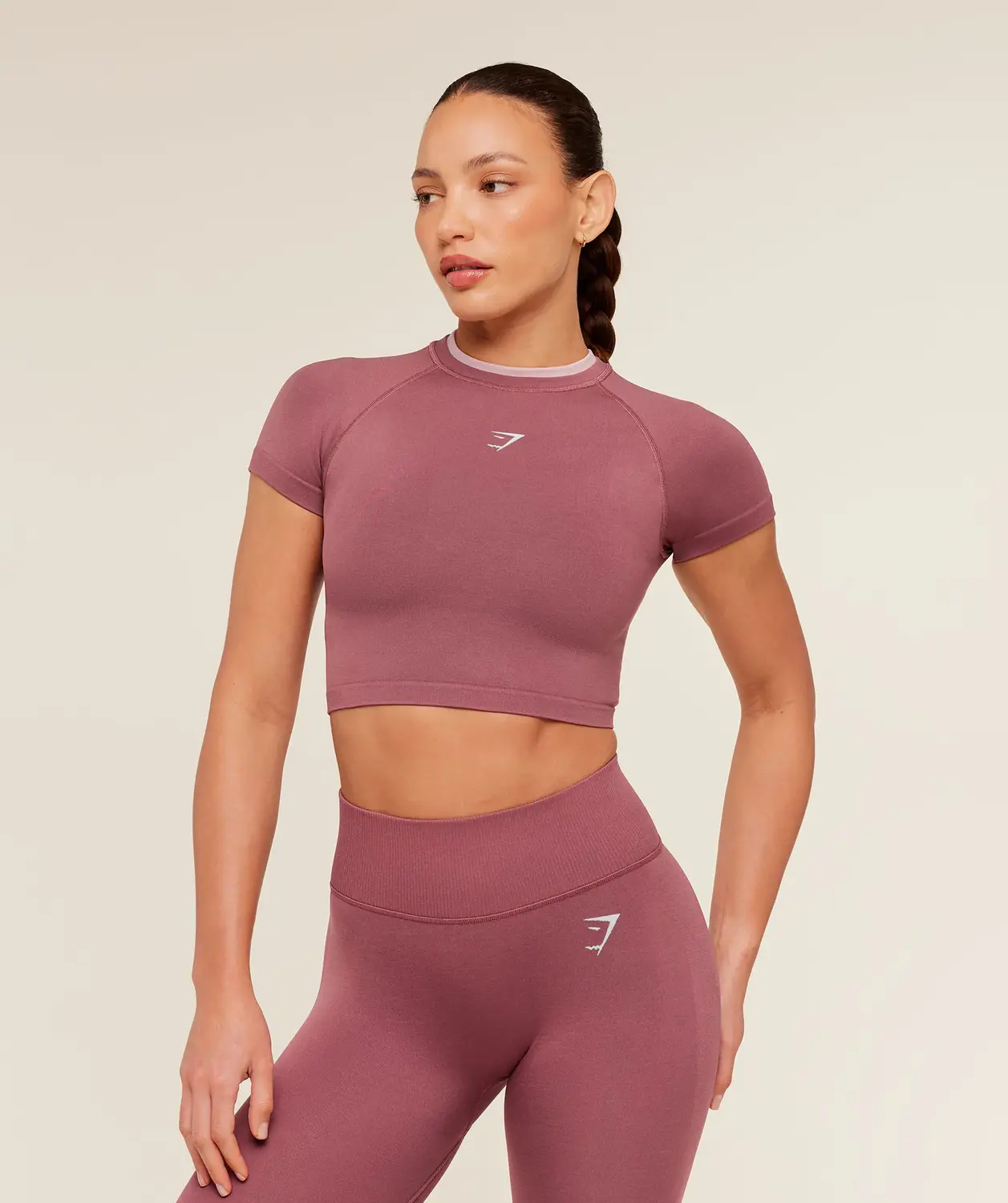 Interval Seamless Short Sleeve Crop Top