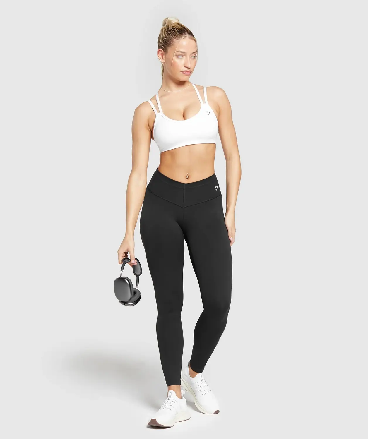 Strap Feature Sports Bra Medium Support - Image 4