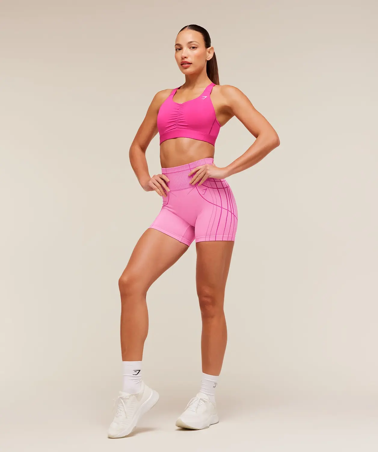High Support Ruched Sports Bra High Support - Image 8