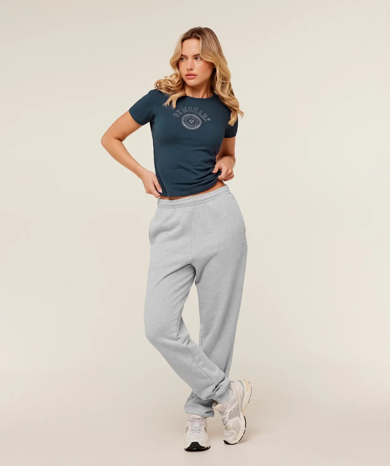 Worn Crest Graphic Baby Tee - Image 4