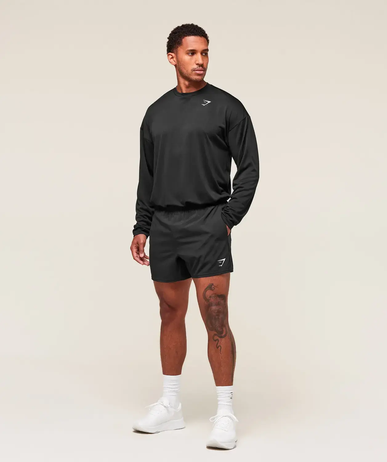 Arrival Oversized Long Sleeve T-Shirt Oversized Fit - Image 6