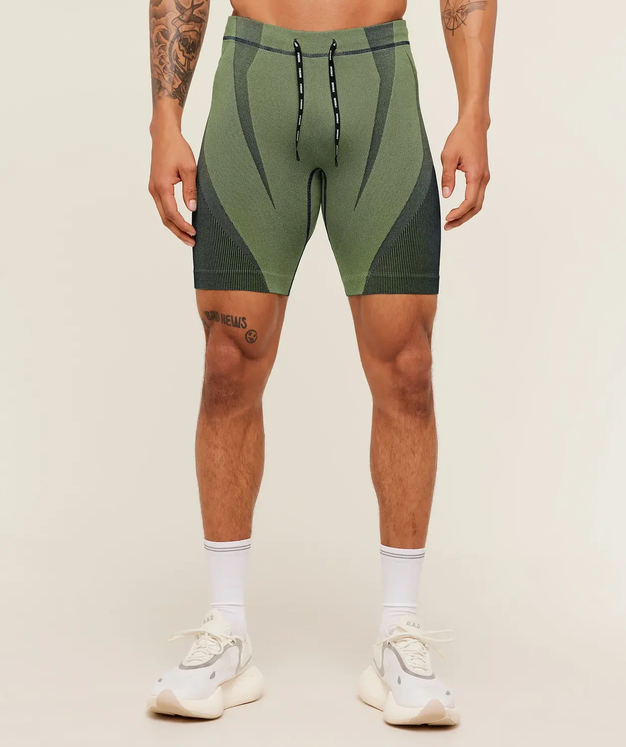 Seamless Running Half Tight Body Fit
