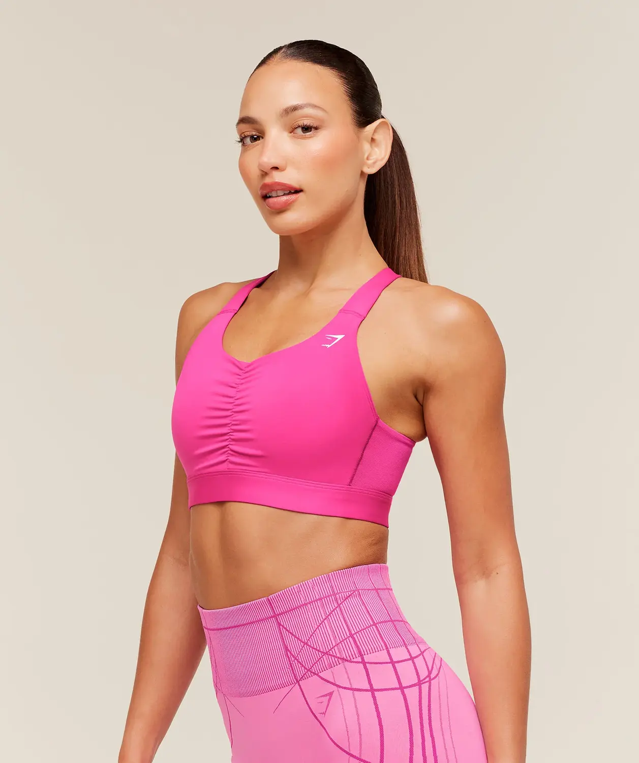 High Support Ruched Sports Bra High Support - Image 3