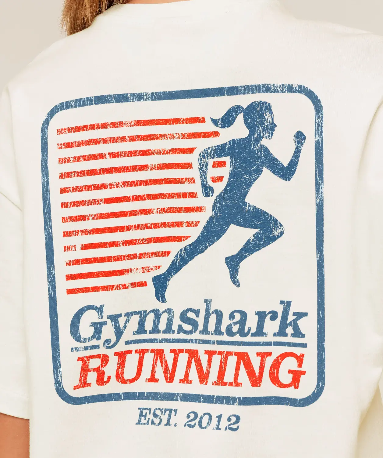 Run Club Graphic Short Sleeve T-Shirt Oversized Fit - Image 5