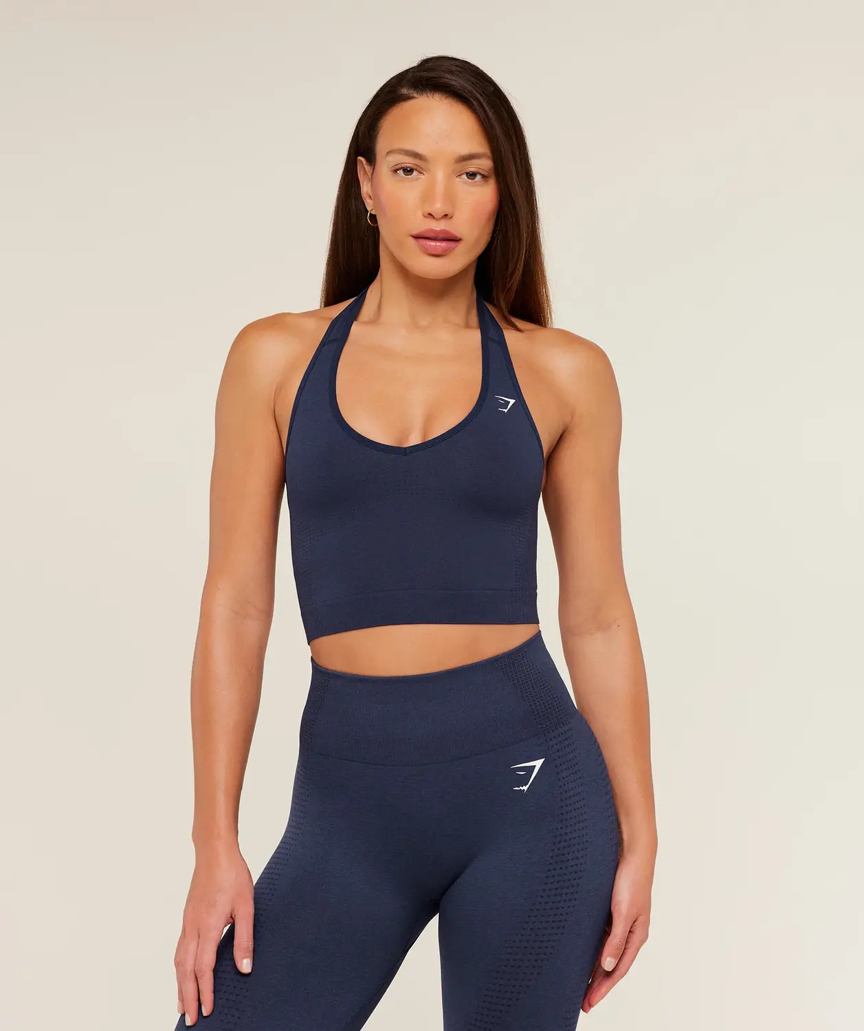 Vital Halter Neck Tank With Shelf