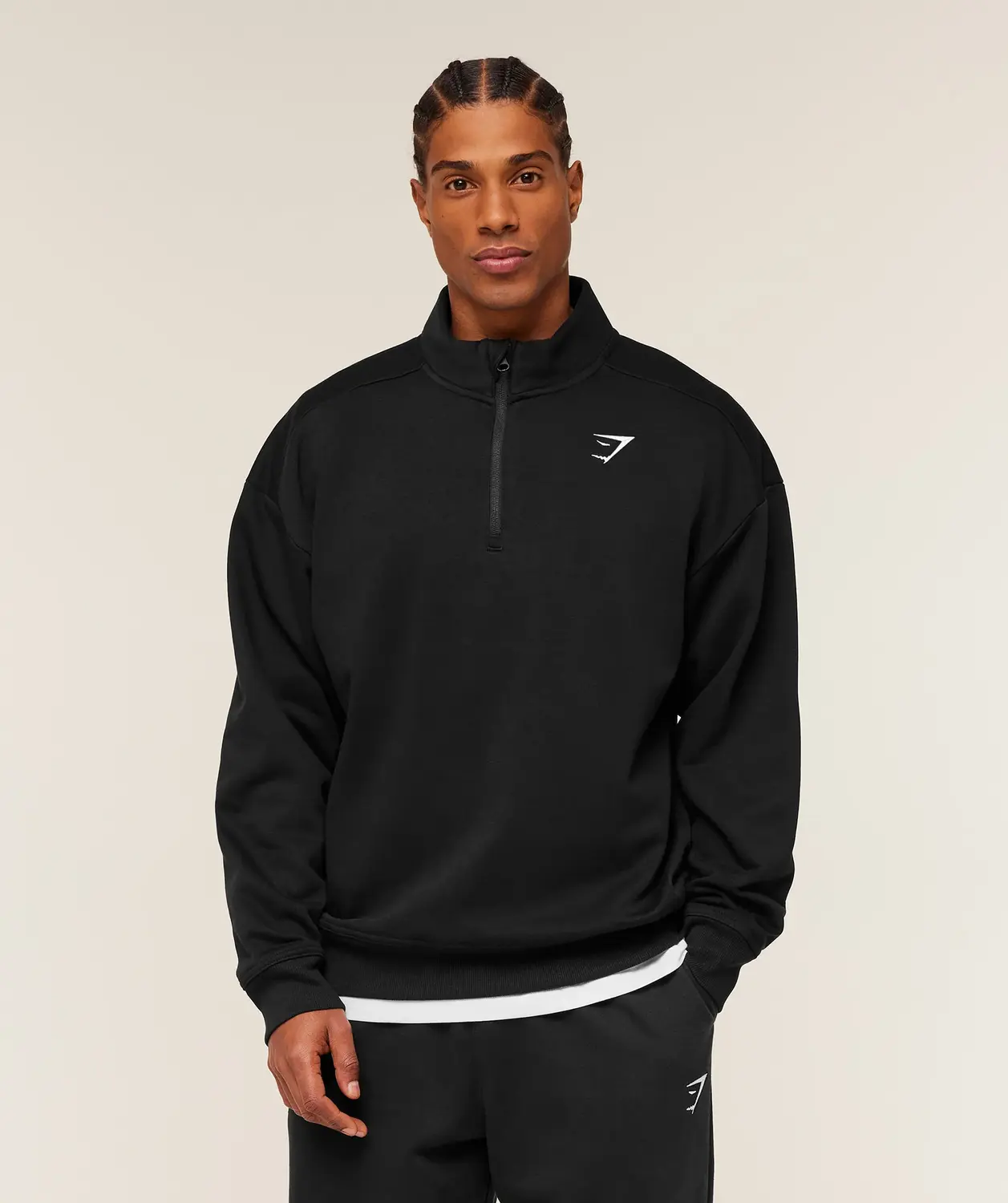 Crest 1/4 Zip Oversized Fit