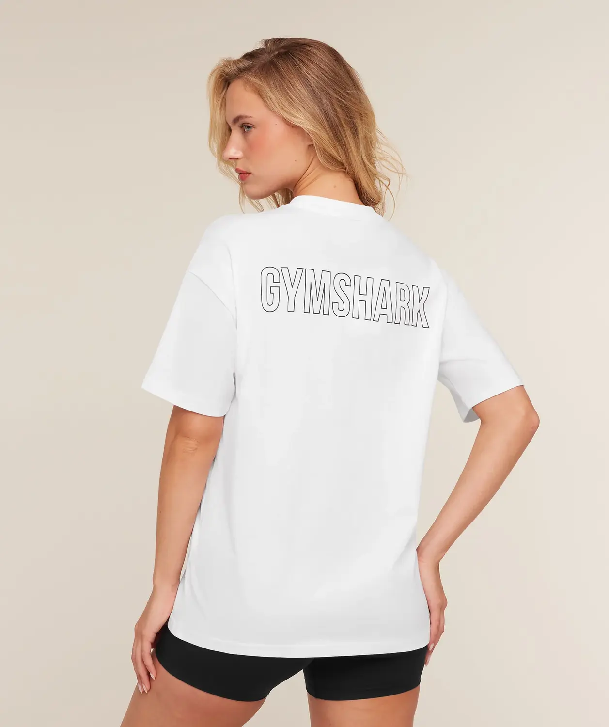 Trace Graphic Oversized T-Shirt Oversized Fit - Image 2