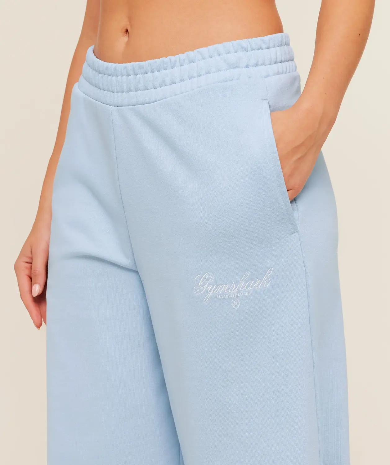Script Embroidery Joggers Oversized Fit - Image 5
