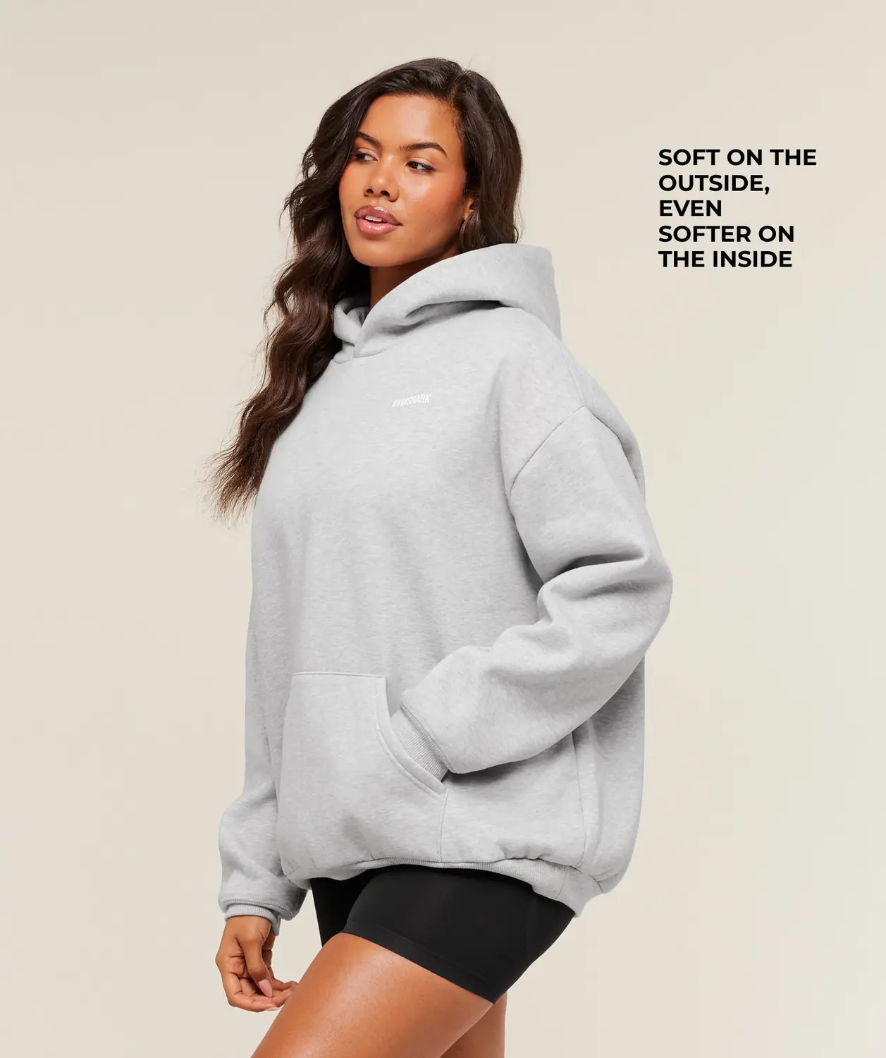 Cosy Luxe Hoodie Oversized Fit - Image 2