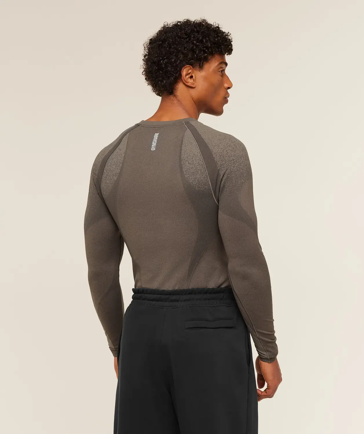 Shadow Seamless Long Sleeve T-Shirt Muscle Fit - Image 2